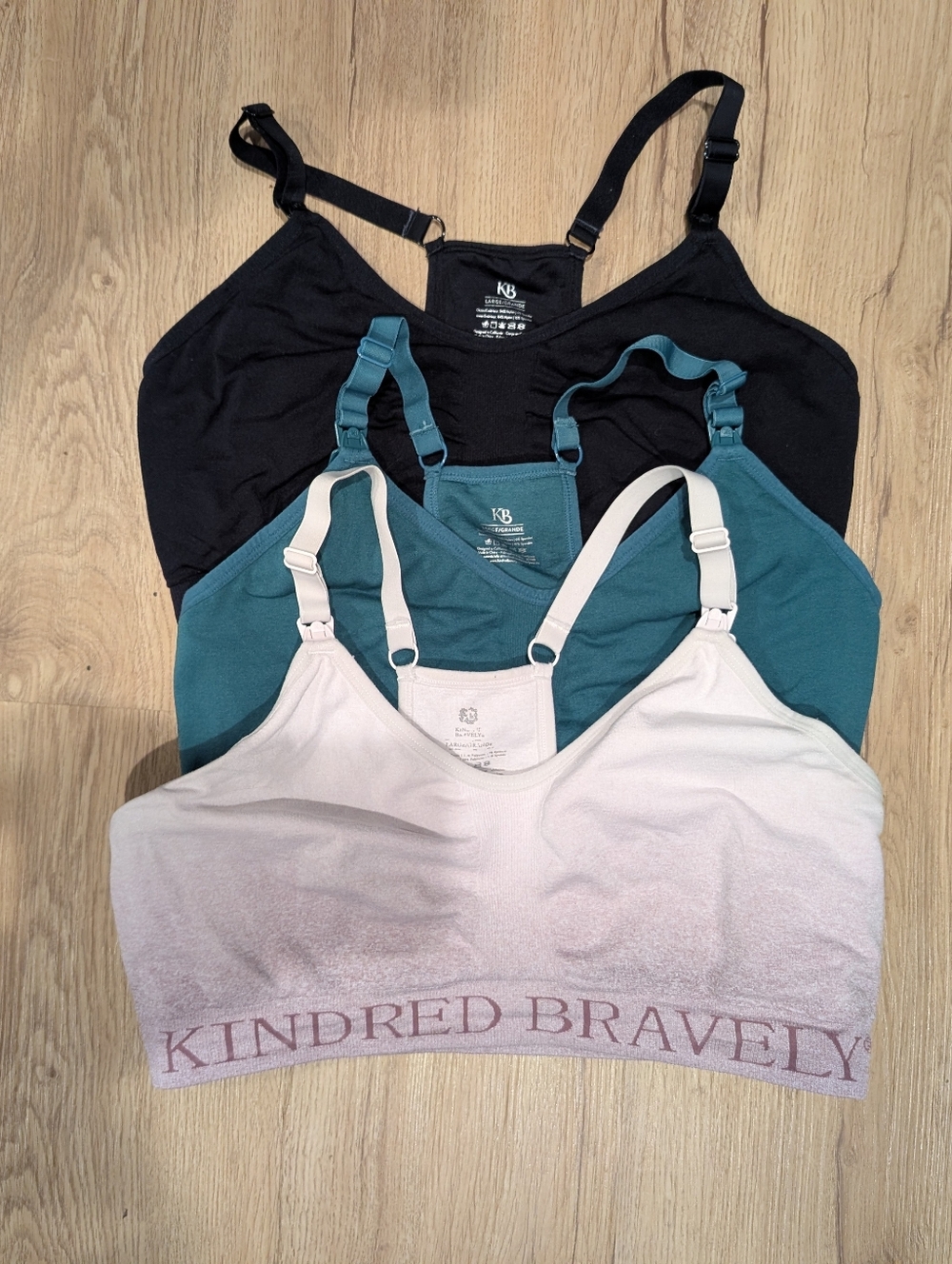 Kindred Bravely | Sublime Pumping and Nursing Sports Bra | Multi-color | Large